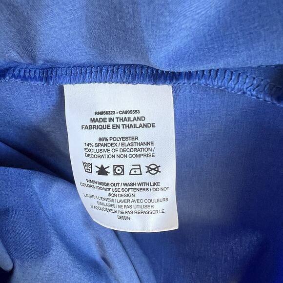 Nike Duke Blue Devils ON FIELD Dri-Fit Short Sleeve Pullover Blue Mens Sz Small - Picture 6 of 7